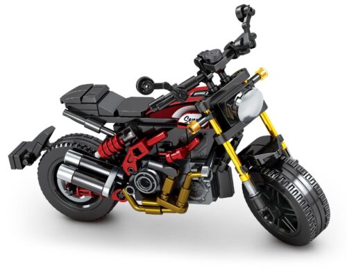 Ảnh chi tiết bộ lắp ráp Mô tô Indian FTR 1200 SEMBO 701134 cho bé trai 6 tuổi giá rẻ.