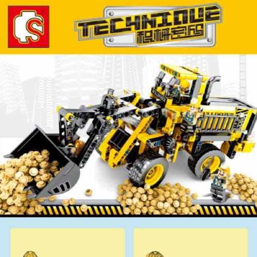 Xe Xúc Lật Công Trình Kỹ Thuật SEMBO 701701 hướng dẫn lắp ghép SEMBO 701701 Xe Công Trình