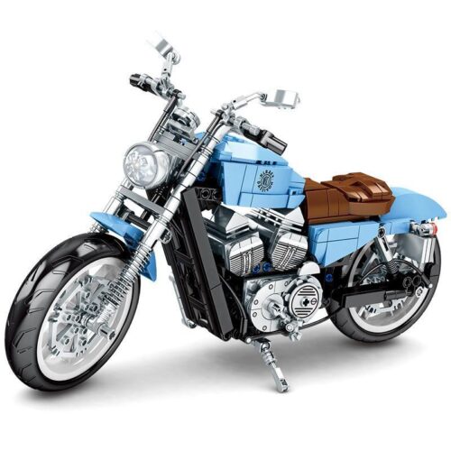 Bộ lắp ráp mô hình xe mô tô Harley-Davidson Forty-Eight SEMBO 701714, 729 mảnh, đồ chơi sáng tạo cho bé trai 6 tuổi.