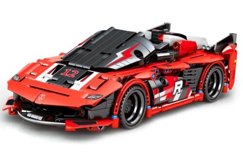 Bộ lắp ráp siêu xe Ferrari FXX SEMBO 701897 màu đỏ đen, đồ chơi lắp ráp xe đua điều khiển từ xa cho bé trai 6 tuổi, chất lượng cao giá tốt.