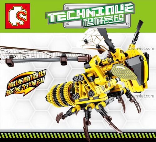 Đồ chơi lắp ráp Ong Mật Cơ Khí Sembo 703200, mô hình ong mật kỹ thuật, đồ chơi phát triển trí tuệ cho bé trai 6 tuổi, giá tiết kiệm