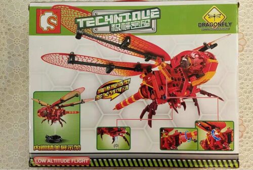 Hộp bộ lắp ghép Sembo 703300 Mô hình Chuồn Chuồn Đỏ Cơ Khí, đồ chơi lắp ráp chất lượng cao cho bé trai 6-12 tuổi giá tốt.