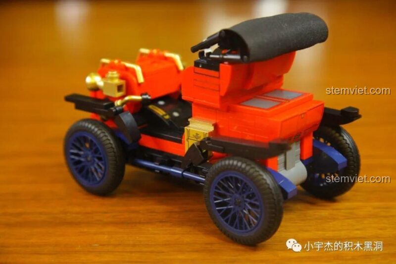 đồ chơi mô hình Xe hơi cổ điển Duryea, mô hình SEMBO 705400 với cần điều khiển và các phụ kiện xung quanh thân xe được tái hiện chi tiết, tăng tính chân thực cho mô hình xe cổ