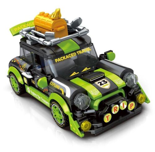 Bộ đồ chơi SEMBO 714014 Xe Địa Hình Thám Hiểm Kho Báu màu đen xanh lá, mô hình xe off-road độc đáo cho bé trai 6 tuổi, giá tốt.