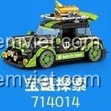 Mô hình xe thám hiểm SEMBO 714014, đồ chơi lắp ráp xe địa hình cho bé trai 6 tuổi, chất lượng cao.