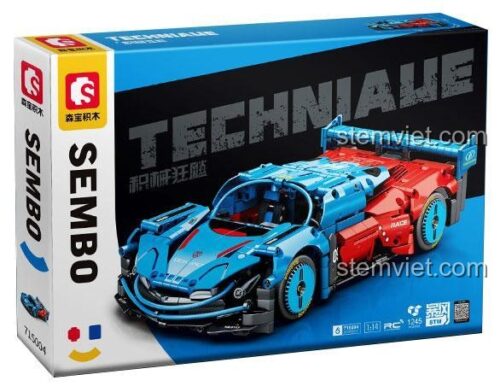 Hộp bộ lắp ráp SEMBO 715004 Mazda Furai 1245 mảnh, đồ chơi lắp ghép xe đua cho con trai 6 tuổi, giá tiết kiệm.