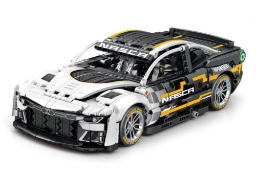 Ảnh chụp chính diện bộ lắp ráp Xe Đua Chevrolet Camaro SEMBO 715005, một món đồ chơi mô hình cực ngầu cho bé trai trên 6 tuổi.