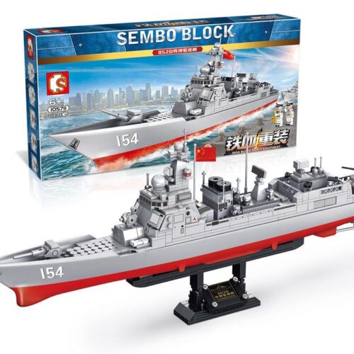 Bộ lắp ráp SEMBO Block 105711 Mô Hình Tàu Khu Trục Tên Lửa 052D cho bé trai 6 tuổi, chất lượng cao, giá tốt