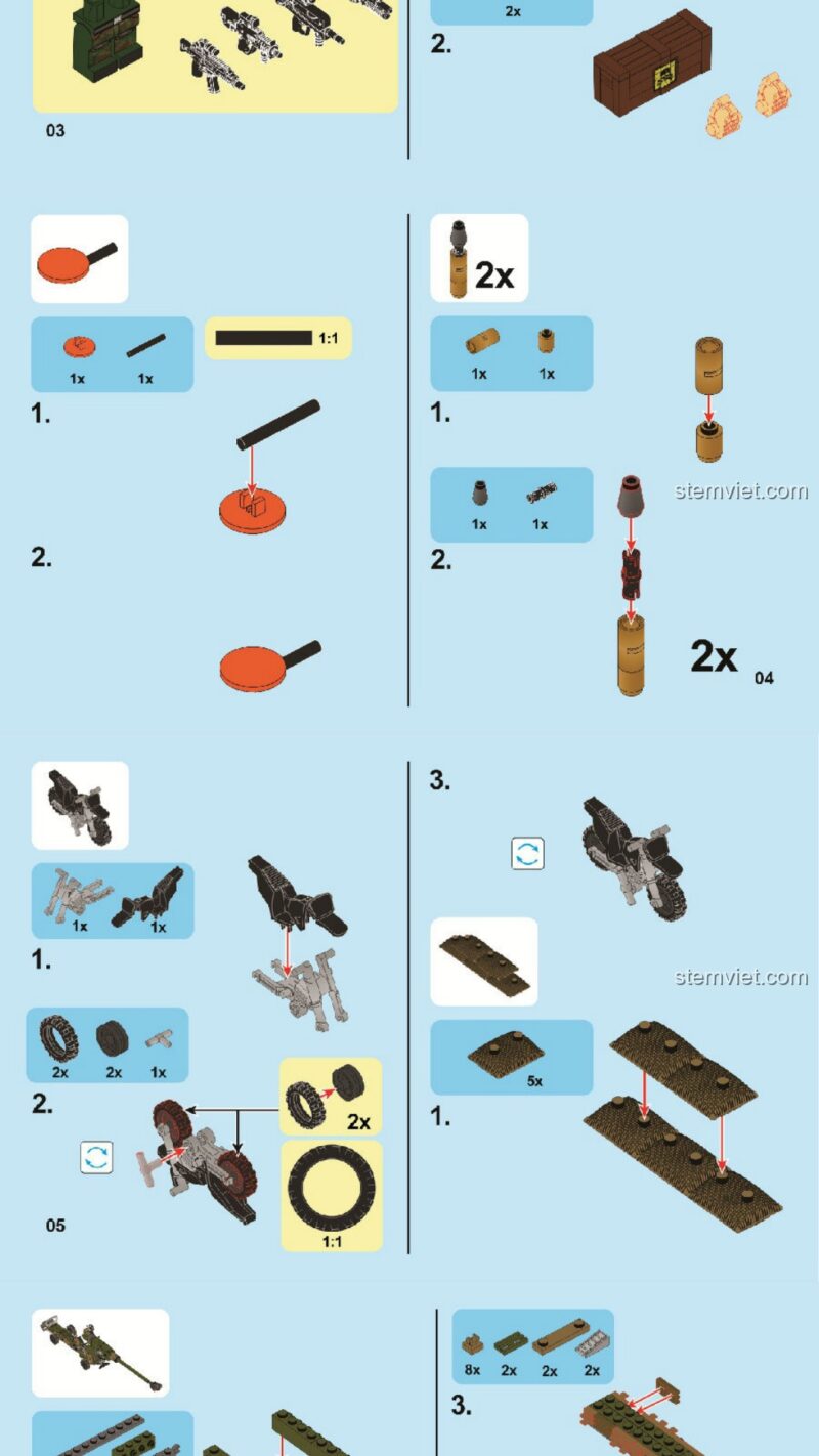 Pháo dã chiến SEMBO Block 11712 hướng dẫn SEMBO Block 11712 Trực thăng V-22 Osprey
