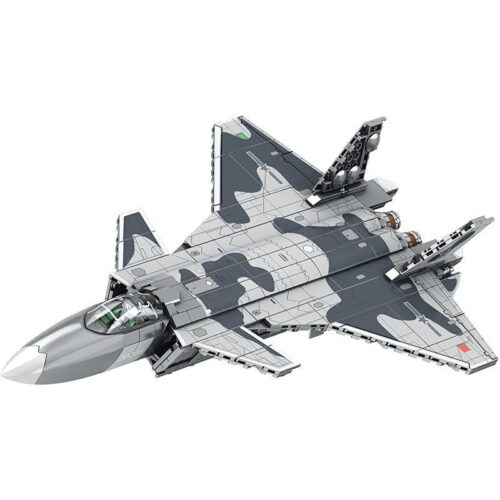 Bộ lắp ráp Máy bay chiến đấu J-20 SEMBO Block 202128, mô hình tiêm kích tàng hình độc đáo cho bé trai 6 tuổi, đồ chơi chất lượng cao giá tốt.