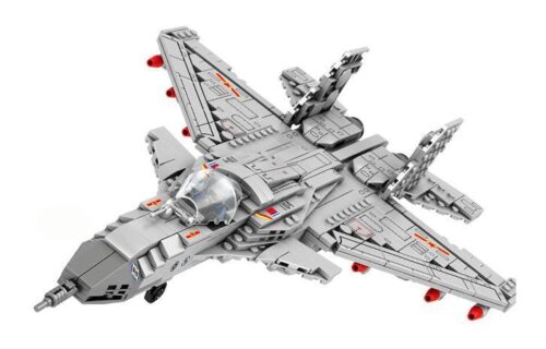 Bộ lắp ráp SEMBO Block 202168 Máy bay chiến đấu J-15 Flying Shark màu xám, đồ chơi mô hình tiêm kích J-15 chất lượng cao cho bé trai 6 tuổi, giá tốt.