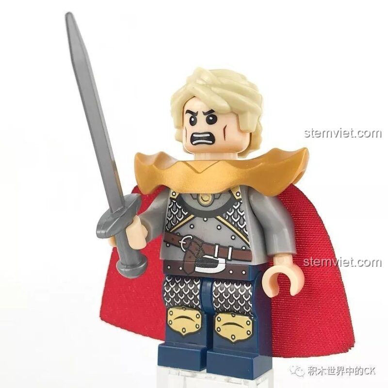 Minifigure Đội Trưởng Ánh Sáng Amy với kiếm trong bộ đồ chơi lắp ráp SEMBO SD3352, đồ chơi xây dựng Bàn Tròn Chiến Lược cho bé trai 6 tuổi