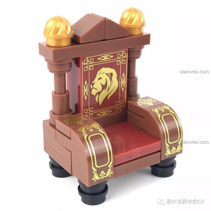 Ghế hội nghị với chi tiết in ấn trong bộ lắp ghép SEMBO SD3352 Hội Nghị Chiến Lược Thánh Quang Diệt Tộc U Minh, đồ chơi mô hình cho bé trai 6 tuổi