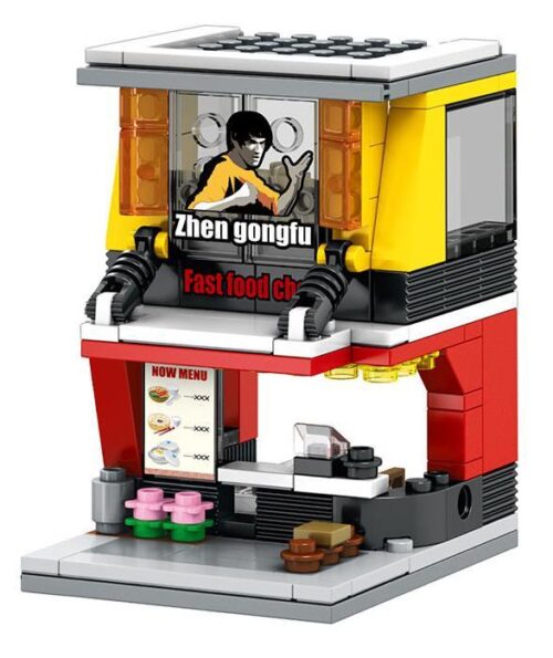 bộ lắp ghép Cửa hàng đồ ăn nhanh Trung Hoa SEMBO SD6083, mô hình kiến trúc mini cho bé 6 tuổi, giá rẻ.