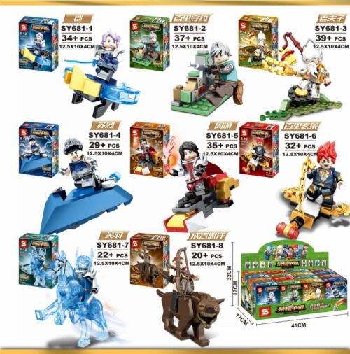Bộ lắp ghép Minifigure Vương Giả Vinh Diệu SY681 Sheng Yuan, đồ chơi lắp ráp nhân vật game Glory Hegemony, bộ đồ chơi cho bé trai 6 tuổi giá tốt.