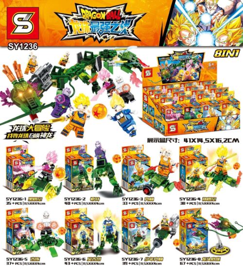 bộ lắp ráp Rồng Thần Shenron SY1236 của Shengyuan, đồ chơi xếp hình cho bé trai 6 tuổi giá rẻ.