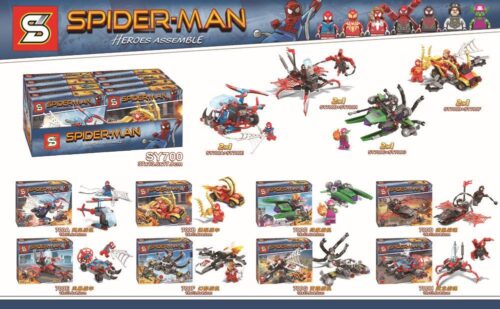 Bộ lắp ráp Xe Bọ Cạp Sắt Shengyuan SY700B, đồ chơi mô hình xe chiến đấu Iron Man cho bé trai 6 tuổi giá rẻ.