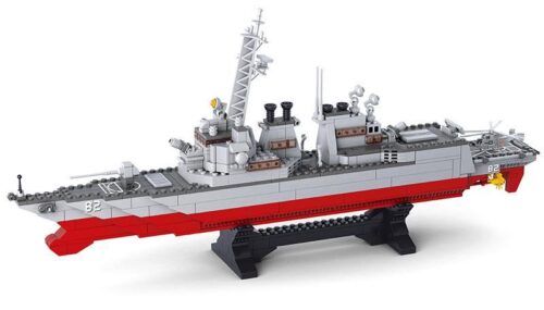 bộ lắp ghép Tàu Khu Trục Trung Quốc Sluban M38-B0390, đồ chơi mô hình tàu chiến đấu cho bé trai 6 tuổi, giá tốt