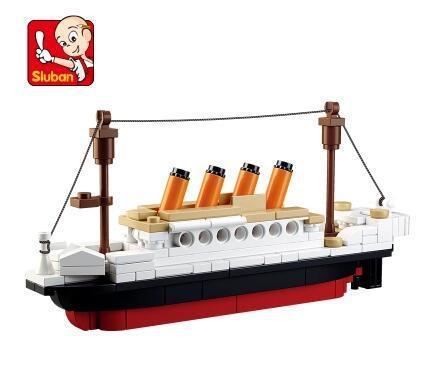 Bộ lắp ghép Sluban M38-B0576 mô hình tàu Titanic mini, đồ chơi lắp ráp cho bé trai 6 tuổi, giá tốt.