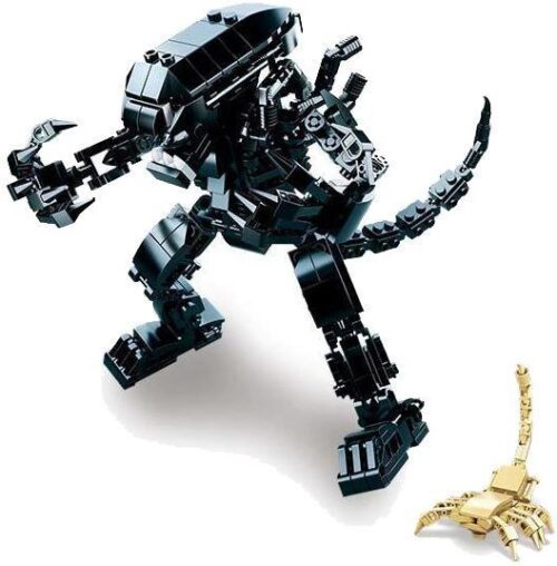 Mô hình đồ chơi lắp ráp Quái vật không gian Xenomorph Sluban M38-B0720B và ký sinh Facehugger, phù hợp cho con trai 6 tuổi.