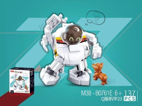 Bộ đồ chơi Robot Q-Bricks Sluban M38-B0761E 137 mảnh, robot Q-phiên bản độc đáo cho bé trai 6 tuổi, giá tốt.