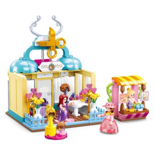 Bộ lắp ghép Tiệm làm tóc mái vòm Sluban M38-B0906 cho bé gái 6 tuổi, giá rẻ.