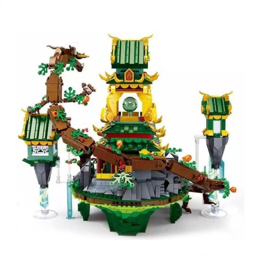 Bộ lắp ráp Sluban M38-B0936 Thanh Long Các Tiên Cảnh với kiến trúc tinh xảo, mô hình rồng xanh uốn lượn, phù hợp bé trai 6 tuổi, giá tốt.