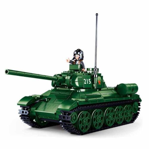 bộ lắp ráp Xe Tăng 215 màu xanh lá, mô hình xe tăng quân sự Sluban M38-B0982 chất lượng cao, phù hợp bé trai 6 tuổi, giá tốt.