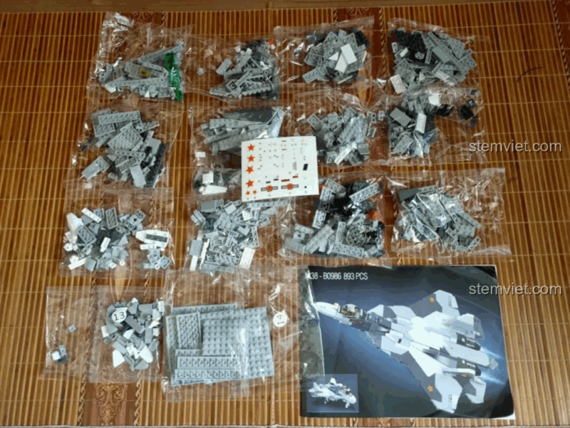 Hướng dẫn lắp ráp Sluban M38-B0986 Máy bay chiến đấu Su-57, đồ chơi lắp ráp Tiêm kích tàng hình Su-57, đồ chơi mô hình Máy bay quân sự Su-57, cho bé trai 6 tuổi, giá tốt