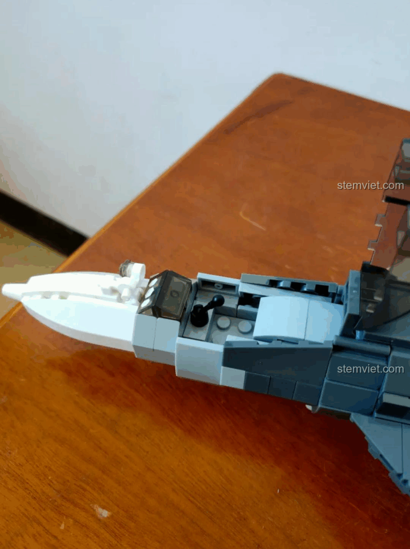 Chi tiết lắp ráp cánh của bộ lắp ráp Sluban M38-B0986 Máy bay chiến đấu Su-57, đồ chơi lắp ráp Tiêm kích tàng hình Su-57, đồ chơi mô hình Máy bay quân sự Su-57, cho bé trai 6 tuổi, giá tốt