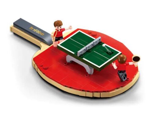 Bộ lắp ghép Sluban M38-B1113 mô hình vợt bóng bàn Trung Quốc cho bé trai 6 tuổi, giá rẻ.