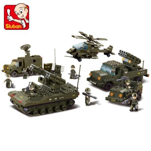 Bộ Lắp Ghép Quân Đội Sluban M38-B7000 - Đơn Vị Phòng Không