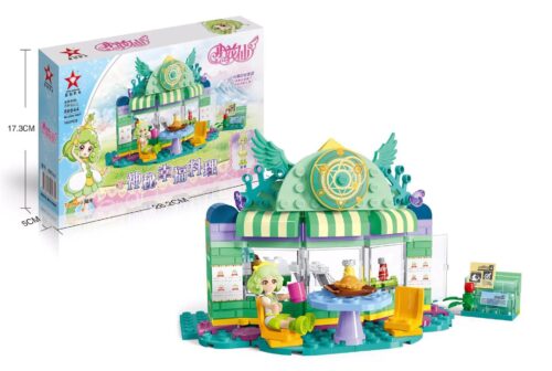 đồ chơi lắp ráp STAR DIAMOND 80644 Quán ăn Tiểu Hoa Tiên với minifigure tiên nữ màu sắc tươi sáng