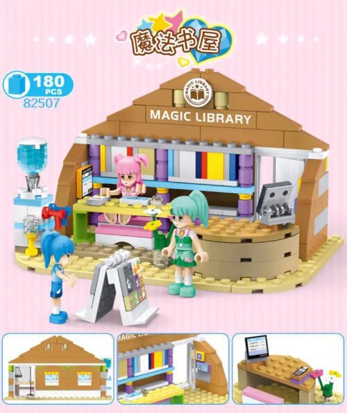 bộ lắp ghép Nhà Sách Phép Thuật STAR DIAMOND 82507 cho Con gái 6 tuổi, giá tốt