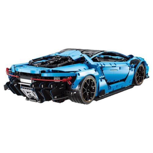 Mô hình lắp ráp siêu xe Lamborghini Centenario Super 18K K-98 màu xanh dương, tỉ lệ 1:8 cho con trai 14 tuổi giá rẻ.