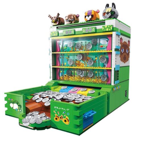Bộ lắp ghép Máy đẩy xu điện tử Super 18K K104, đồ chơi mô hình Máy gắp xu điện tử cho bé trai và bé gái 6 tuổi, giá tốt.