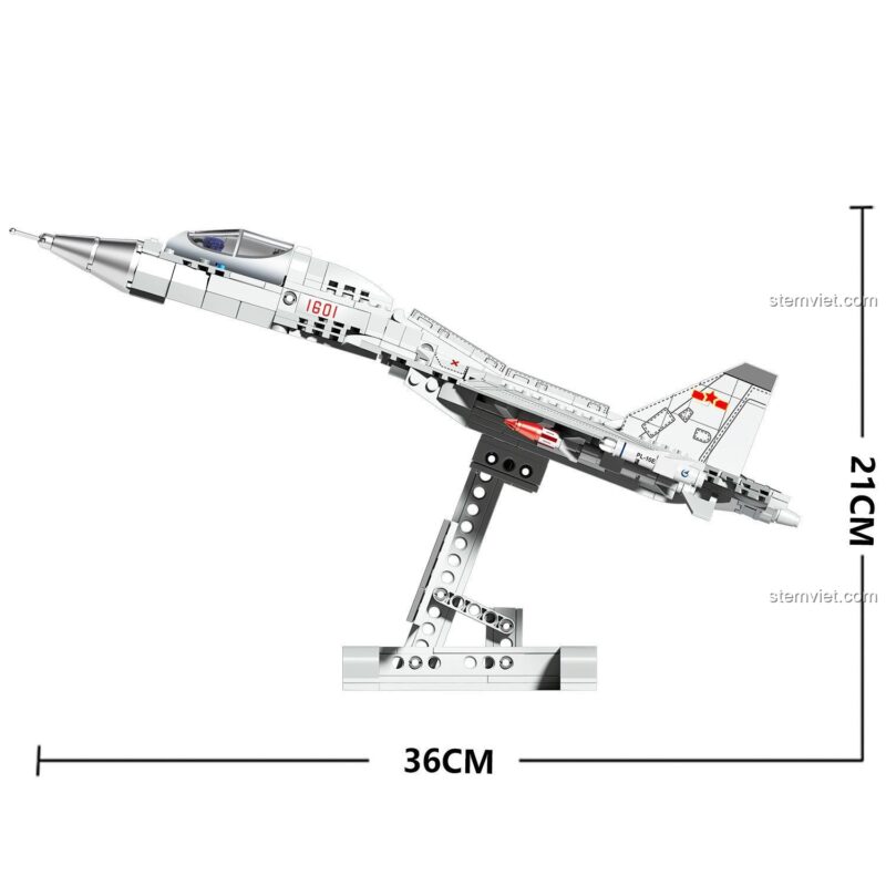 Kích thước mô hình Máy bay Chiến đấu Đa nhiệm J-16 SX 88002