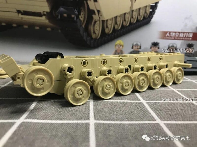 Bánh phụ tải của bộ lắp ráp Xe Tăng M1A2 Abrams SY 0100, thiết kế chân thực