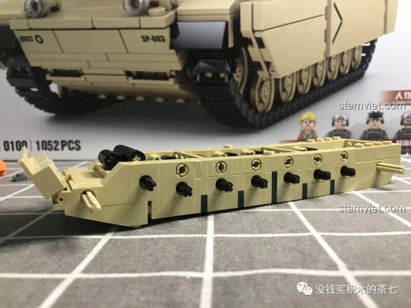 Khung gầm ban đầu của bộ lắp ráp Xe Tăng Quân Sự M1A2 Abrams SY 0100, quá trình lắp ráp chi tiết