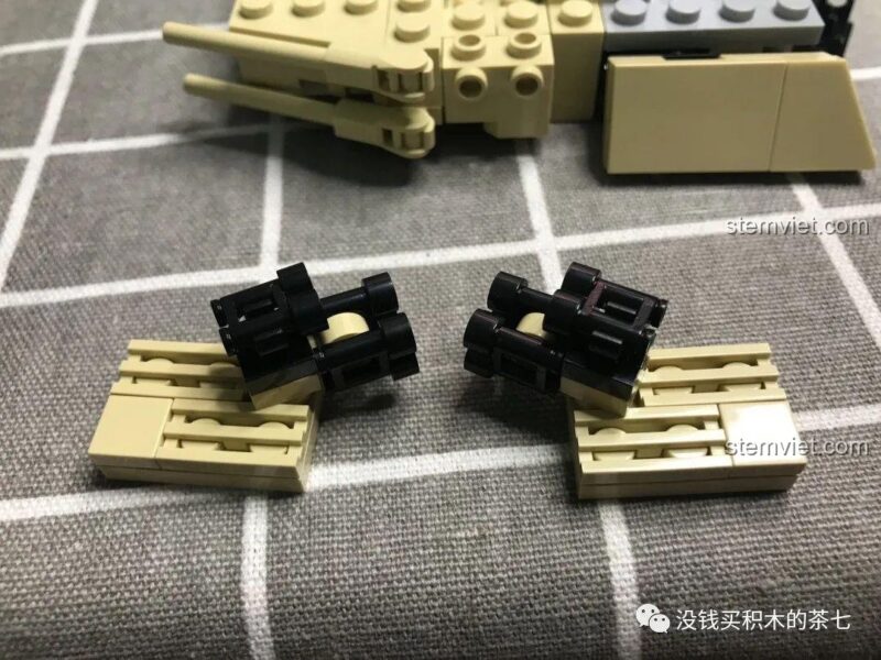 Tháp pháo ban đầu của bộ lắp ráp Xe Tăng Quân Sự M1A2 Abrams SY 0100, chi tiết phức tạp