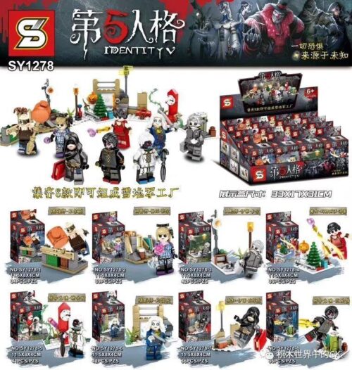 Bộ đồ chơi lắp ráp Identity V SY1278 chất lượng cao cho bé 6 tuổi, mô hình nhân vật game Identity V giá tốt, bộ lắp ghép SY1278 đa dạng kiểu dáng.