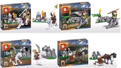 Bộ lắp ghép SY206A Minifigure Chúa Tể Những Chiếc Nhẫn 4 kiểu, đồ chơi lắp ráp chất lượng cao cho bé trai 6-12 tuổi, giá tốt.
