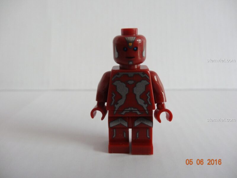 Minifigure Vision trong đồ chơi mô hình SY368 Trụ sở Siêu anh hùng, người máy tổng hợp.