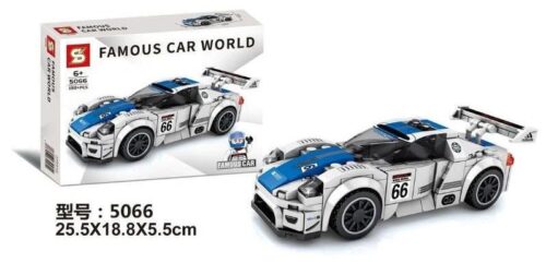 Bộ lắp ráp Porsche 918 RSR SY 5066, đồ chơi mô hình Siêu xe Porsche 918 RSR màu trắng xanh cho bé trai 6 tuổi, giá rẻ chất lượng cao