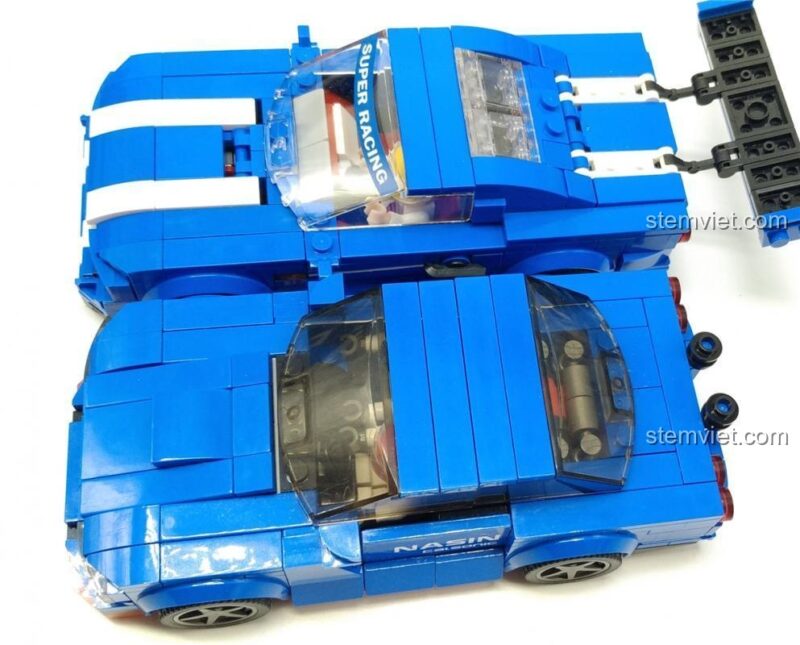 So sánh kích thước tổng thể của bộ lắp ghép SY 5106 với mô hình khác.