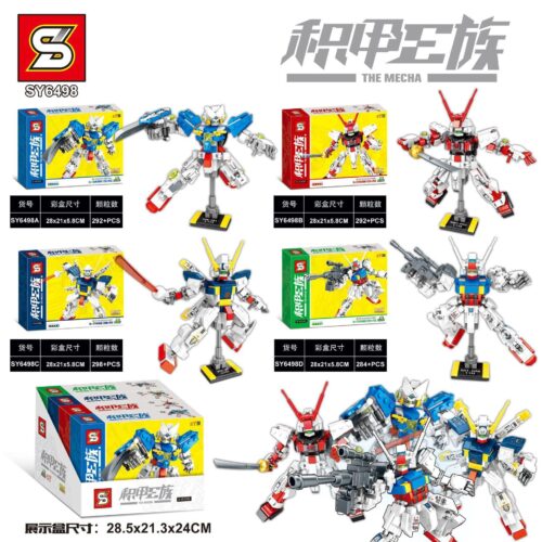 Bộ đồ chơi Mô hình Cơ Giáp SY6498 Jia Zhi SY, bộ lắp ghép Robot Chiến Đấu cho con trai 6 tuổi, giá tốt.
