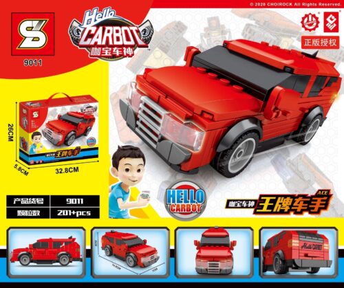 Bộ lắp ghép Xe Hello Carbot SY 9011 biến hình 2 trong 1 có đèn LED, đồ chơi lắp ráp Robot Hello Carbot JIAZHI cho bé trai 6 tuổi giá tốt