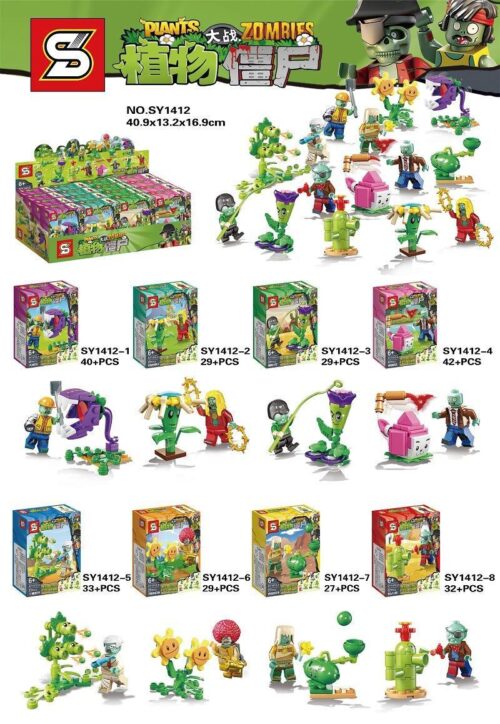 Bộ đồ chơi Plants vs. Zombies SY1412