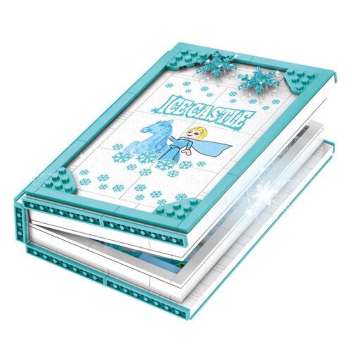Bộ lắp ghép SY6579 Sách Lâu Đài Băng Giá Công Chúa Băng Tuyết II, 575 mảnh ghép, đồ chơi lắp ráp cho bé gái 6 tuổi, giá tốt