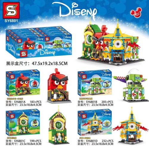 SY6801A Angry Birds Toy Store bộ đồ chơi lắp ghép tương thích LEGO® cho bé trai 6 tuổi